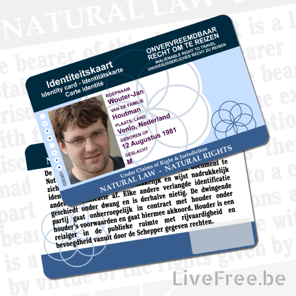 ID card of the Living Man or Woman - Image 3