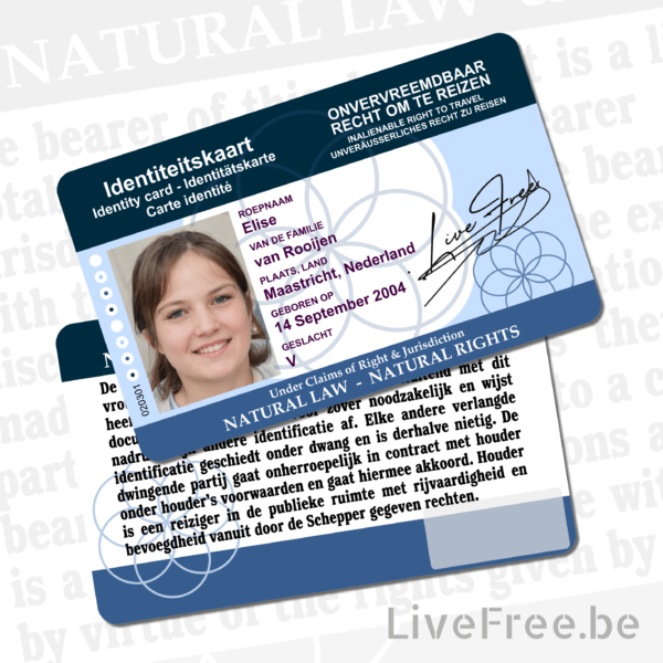 ID card of the Living Man or Woman - Image 4