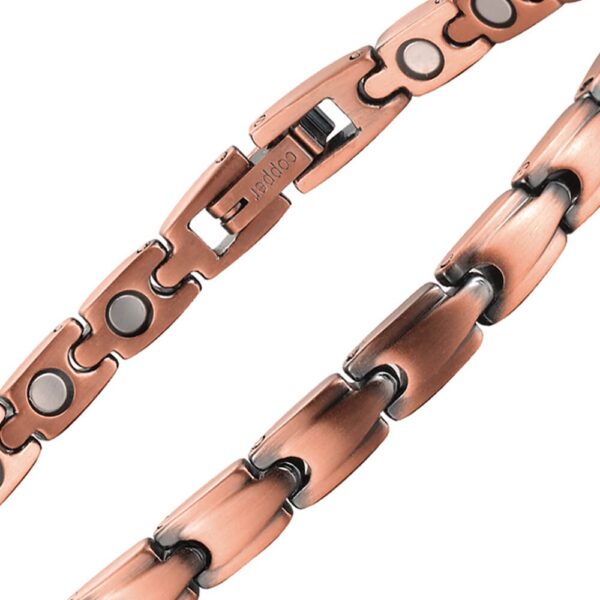 Luxury health bracelet magnetic copper - 0.7 cm - Image 3