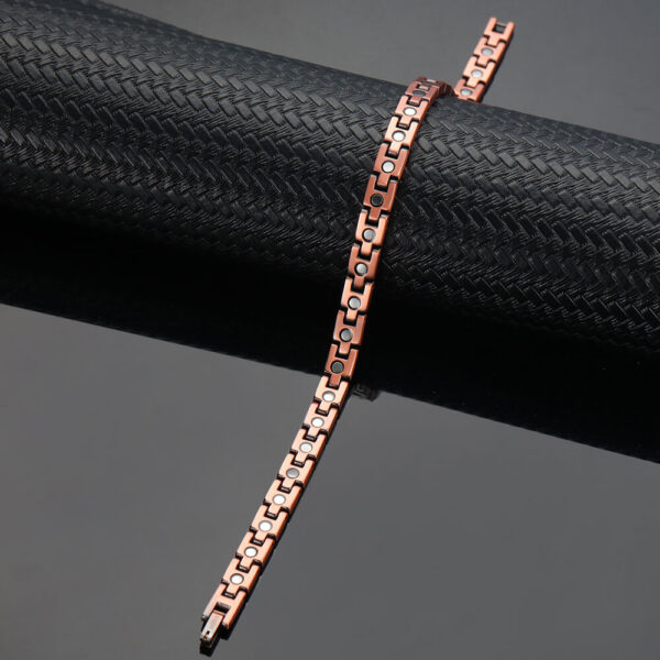 Luxury health bracelet magnetic copper - 0.7 cm - Image 2