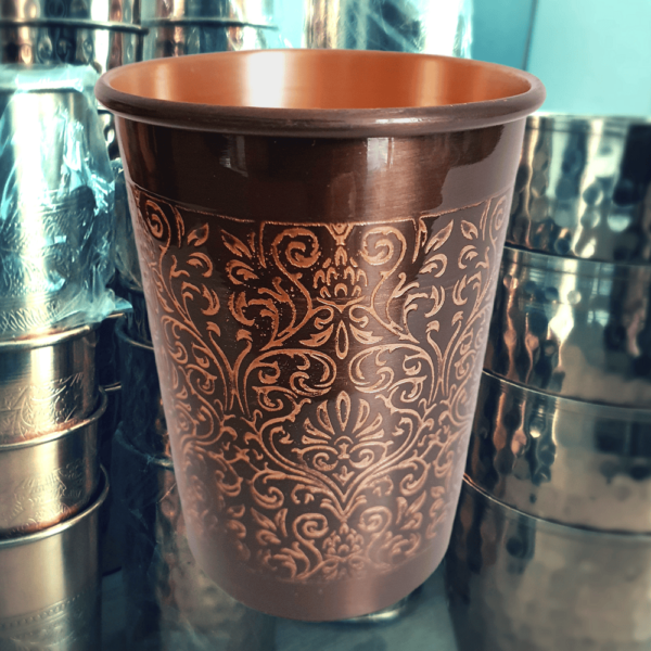 Pure copper cups and mugs for healthy vital water - Image 10