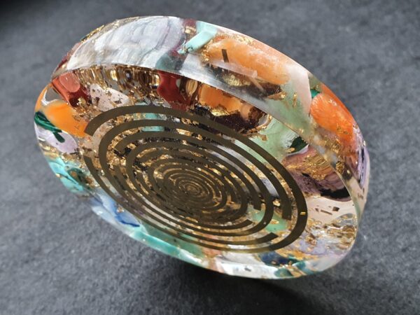 Unique handmade orgone plates for home energizing & food and water vitalization - Image 2