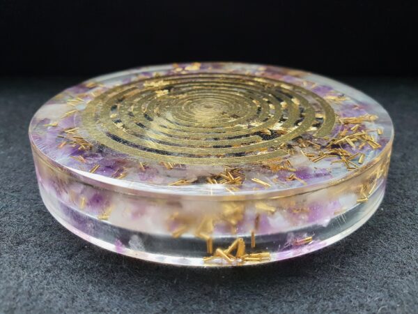 Unique handmade orgone plates for home energizing & food and water vitalization - Image 4